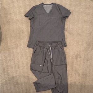 Gray Scrub Set